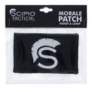 Scipio Tactical Morale Patch SCLOGOPCH  - Military Style Patch for Hats and Backpacks Law Enforcement Patches - Black