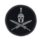 Scipio Tactical Knight with Swords Morale Patch SCSKLPCH - Military Style Patch for Hats and Backpacks - Law Enforcement Patches - Black