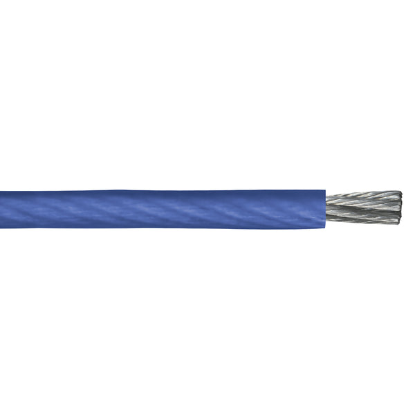 4GA 100ft Power Cable Matte Blue OFC