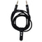 Scipio 4ft Kevlar Braided Aux Cable STAUX4 Male-to-Male 3.5mm Aux Cord - Black
