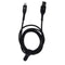 Scipio 4ft Kevlar Lightning to USB-A Braided Cable  STLIGHTA4 - Lightning to Type A Charging Cord Black