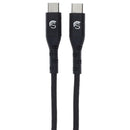 Scipio 4ft Kevlar USB-C(R) to USB-C(R) Braided Cable STUSBCC4 - Type C to C Charger Cable Black