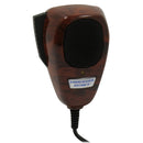 4-Pin Noise Canceling CB Mic  Wood Grain