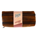 Union Razors Leather Toiletry Bag UN1733 - Unisex Distressed Leather Dopp Kit Travel Bag for Men or Women - Mens Shaving Bag for Travel Accessories