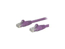 Startech 9 ft Purple Cat6 Cable with Snagless RJ45 Connectors - Cat6 Ethernet