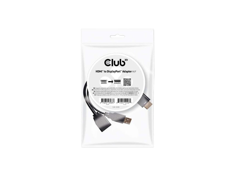 Club 3D Hdmi To Displayport Adapter