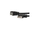 ROCSTOR Y10C223-B1 3FT USB 2.0 AB M/M 90D CABLE