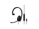 EPOS | Sennheiser Adapt 130 USB II (1000913) - Wired, Single-Sided, UC Optimized