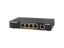 NETGEAR 5-Port Gigabit Ethernet Unmanaged PoE Switch (GS305P v2) - with 4 x PoE+
