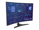 Peerless-AV 1x2 Freestanding Desktop Stand for 24" to 49" Ultra-Wide Curved