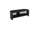 AVF CA115BOX-A: Calibre 45 inch Black Oak Effect TV Stand with Glass Shelf - Up