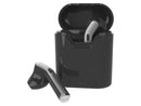 Naxa True Wireless Earphones with Charging Battery Case - Stereo - Black - True