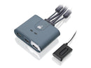 IOGEAR 2-Port Full HD KVM Switch with HDMI and USB Connections - 2 Computer(s) -
