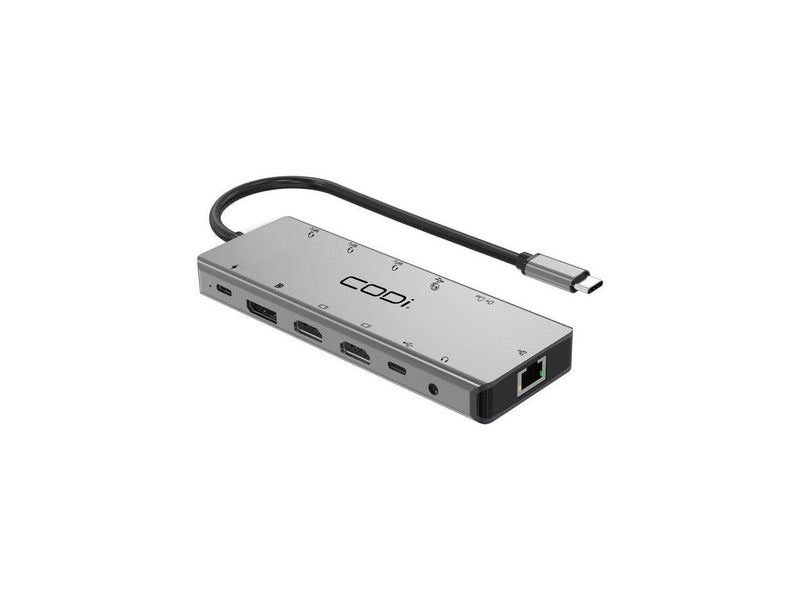 CODi 13-in-1 Multi-Port Adapter - Memory Card Reader - SD, microSD (TransFlash)