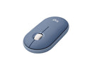 Logitech Pebble M350 - Optical - Wireless - Bluetooth - Blueberry - 1000 dpi -