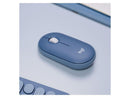 Logitech Pebble M350 - Optical - Wireless - Bluetooth - Blueberry - 1000 dpi -