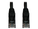 Tripp Lite Cat6a 10G Snagless Molded UTP Ethernet Cable (RJ45 M/M), PoE, Black,