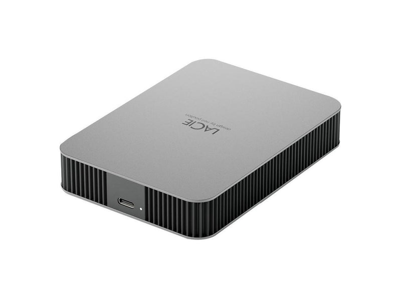 LaCie Mobile Drive Secure STLR4000400 4TB USB-C External Hard Drive Space Gray