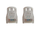 Tripp Lite Cat6a 10G Snagless Molded UTP Ethernet Cable (RJ45 M/M), PoE, White,