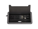 Tripp Lite Power It! 2-Outlet In-Desk Power and Charging Dock - 4x USB-A, USB-B,