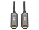 Tripp Lite USB-C AOC Cable (M/M) - USB 3.2 Gen 2 (10 Gbps) Plenum-Rated Fiber