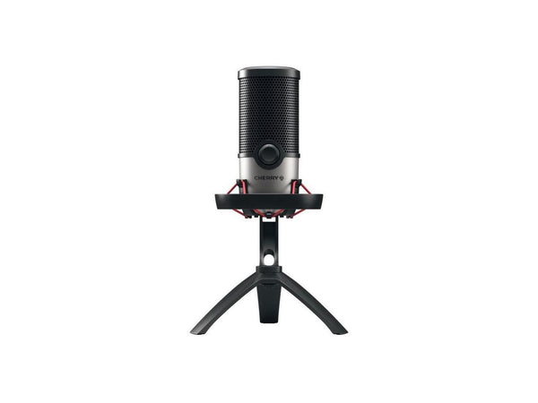CHERRY UM 6.0 Advanced Wired Microphone - Silver, Black - 8.20 ft - 20 Hz to 20