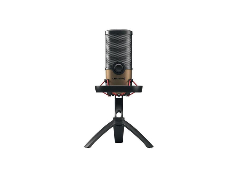 CHERRY UM 9.0 PRO RGB Wired Microphone - Black, Copper - 8.20 ft - Stereo - 20