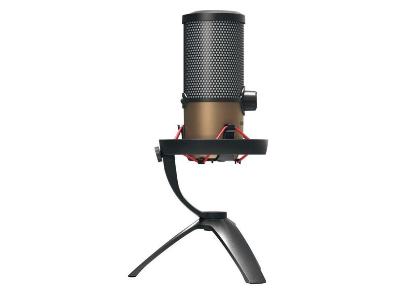 CHERRY UM 9.0 PRO RGB Wired Microphone - Black, Copper - 8.20 ft - Stereo - 20