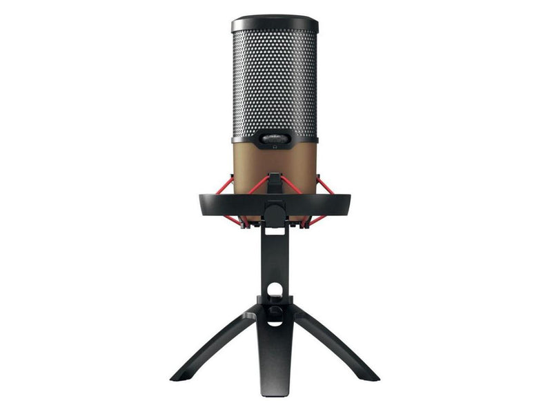 CHERRY UM 9.0 PRO RGB Wired Microphone - Black, Copper - 8.20 ft - Stereo - 20
