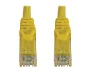 Tripp Lite Cat6a 10G Snagless Molded UTP Ethernet Cable (RJ45 M/M), PoE, Yellow,