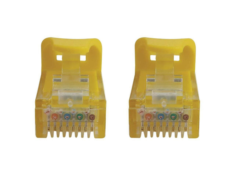 Tripp Lite Cat6a 10G Snagless Molded UTP Ethernet Cable (RJ45 M/M), PoE, Yellow,