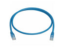 Cat6 Gigabit Snagless Molded UTP Ethernet Cable (RJ45 M/M), PoE, LSZH, Blue, 1 m