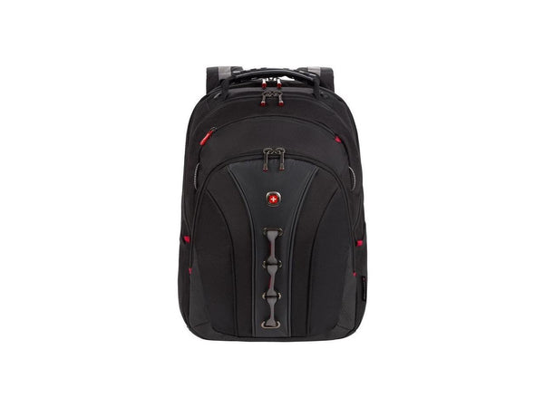 Wenger 600631 The Legacy Notebook Carrying Backpack, 16"", Black/Gray