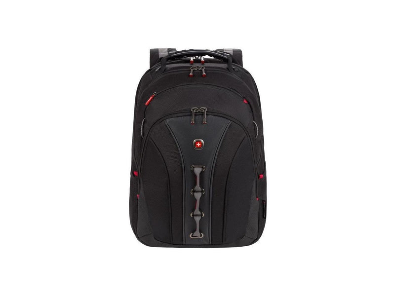 Wenger 600631 The Legacy Notebook Carrying Backpack, 16"", Black/Gray