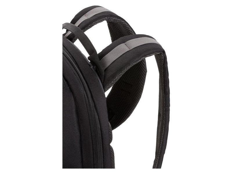 Wenger 600631 The Legacy Notebook Carrying Backpack, 16"", Black/Gray