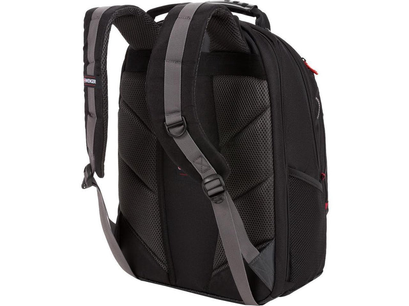 Wenger 600631 The Legacy Notebook Carrying Backpack, 16"", Black/Gray