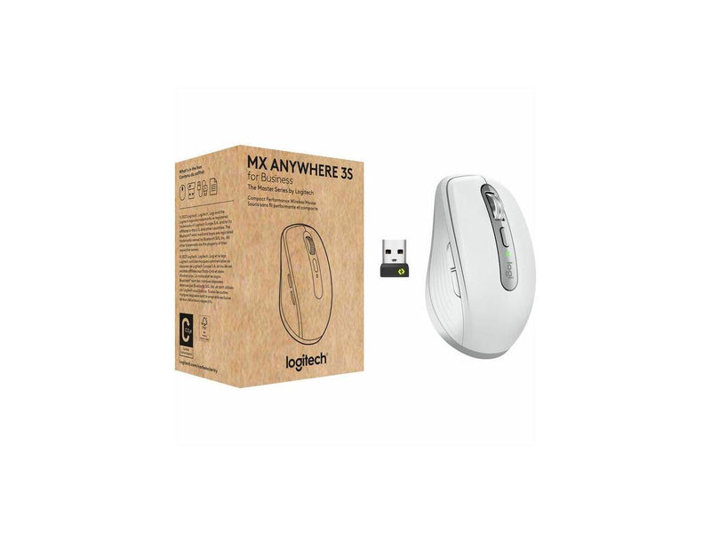 Logitech MX Anywhere 3S for Business - Wireless Mouse - Darkfield - Wireless -