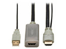 Tripp Lite HDMI Extension Cable with Active Repeater (M/F), 4K 60 Hz, HDR,