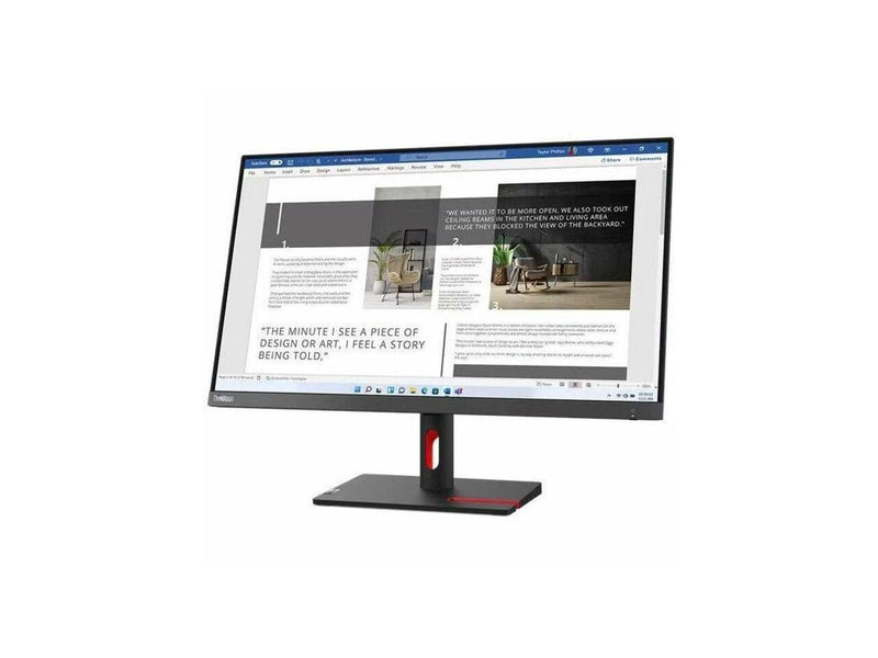 Lenovo ThinkVision S27i-30 27" Full HD LED Monitor - 16:9 - Storm Gray - 27"