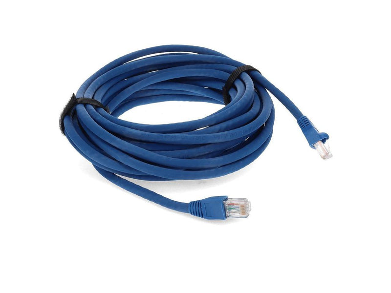 AddOn 40ft RJ-45 Male to RJ-45 Male Straight Blue Cat6A UTP PVC Copper Patch