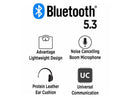 Morpheus 360 Advantage Wireless Mono Headset with Detachable Boom Microphone -