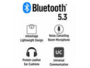 Morpheus 360 Advantage Stereo Wireless Headset with Detachable Boom Microphone -