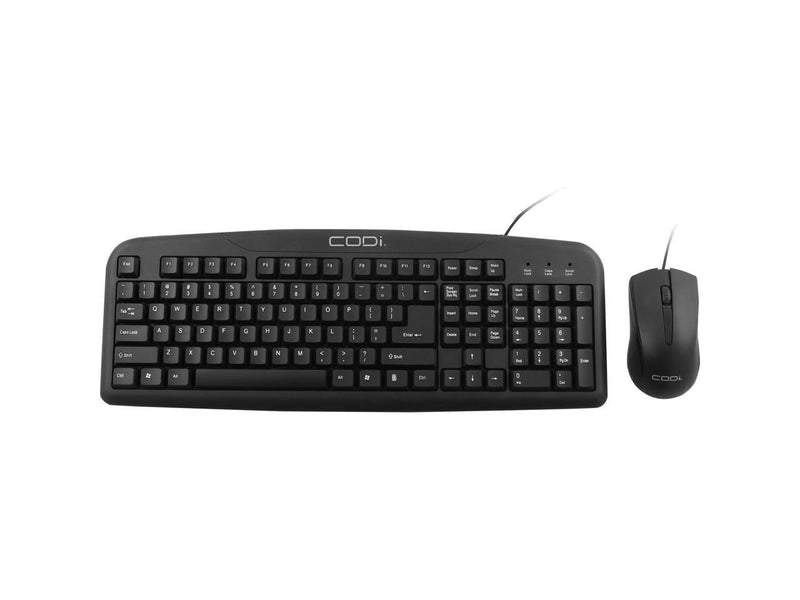 CODi Wired USB-A Mouse and Keyboard Combination AK0000057