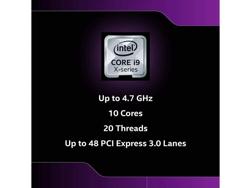 Intel Core i9-10900X - Core i9 10th Gen Cascade Lake 10-Core 3.7 GHz LGA 2066