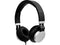 V7 Lightweight On-Ear Headphones - Black/Silver - Stereo - Black, Silver -