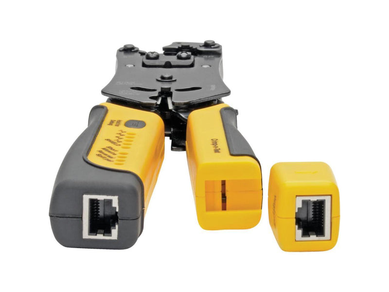 Tripp Lite RJ11/RJ12/RJ45 Wire Crimper with Built-in Cable Tester