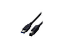 Comprehensive USB3-AB-6ST Black USB 3.0 A Male To B Male Cable