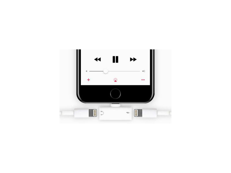 Aluratek Lightning and 3.5 mm Adapter for iPhone/iPad ADLA01F