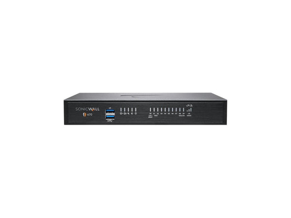 SonicWall TZ670 Network Security Appliance and 2YR Secure Upgrade Plus Essential