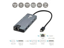 SIIG Mini DisplayPort 4K Video Dock with USB 3.0 LAN Hub JU-H30F11-S1
